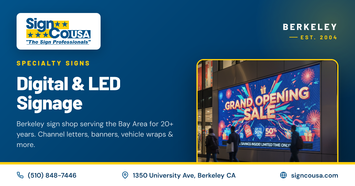 Digital & LED Signage | SignCo USA